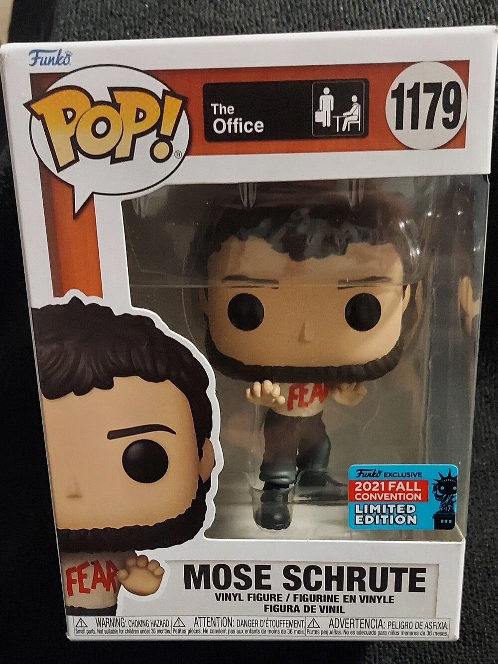 Funko Pop! The Office - Mose Schrute #1179 (2021 Fall Convention Exclusive) -New
